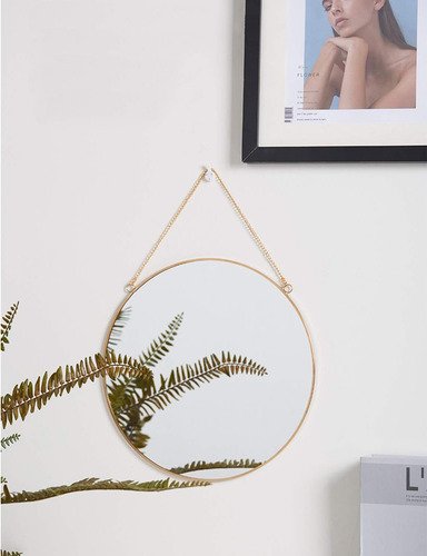 Espejo Circular Colgante Para Decoración De Pared, Pequeño E