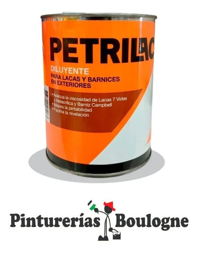 Diluyente Para Laca Melacrilica 1lt. Petrilac. Pintu Boulog