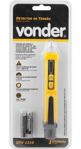 Imagem 4 de 10 de Detector De Tensao 12v A 1000v Com Lanterna E Aviso Sonoro