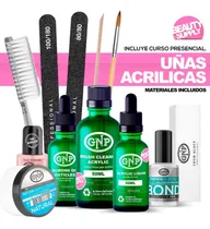 Comprar Kit De Materiales + Curso Uñas Esculpidas Acrílico Gnp Nice