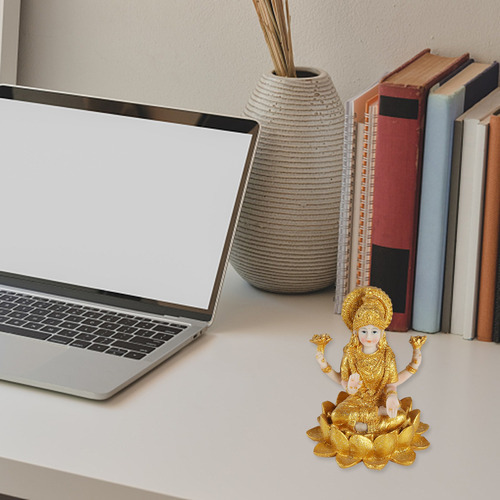 Pequeño Adorno De Buda Sentado Tailandés De La Prosperidad I