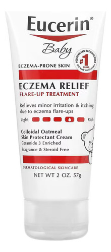 Eucerin Baby Eczema Relief Alivio De Dermatitis Y Eccema 57g