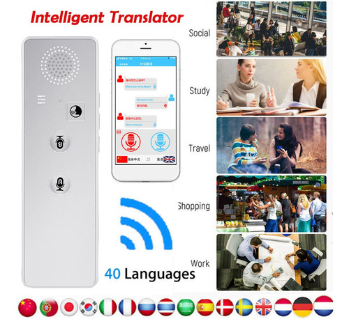 Imagen 2 de 12 de T3 Smart Instant Real Time Voice 40 Idiomas