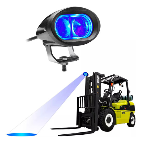 Farol Led Blue Spot Empilhadeira Luz Azul Pulverizador