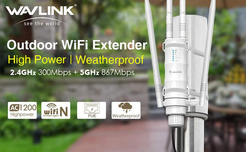 Roteador Wavlink Ac1200 Profissional Externo 2.4/5g Wn572hp3