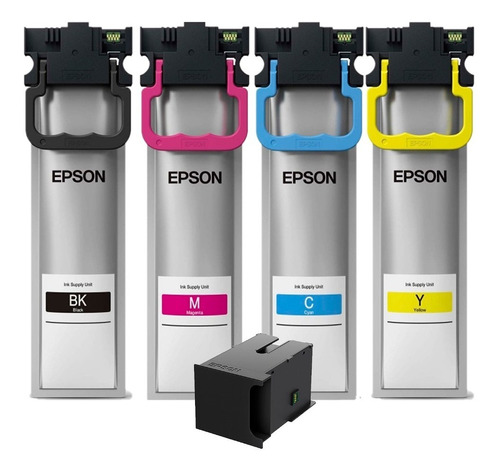 Packs Tinta Epson T941 + Caja Mantenimi C5710 5790 5210 5290