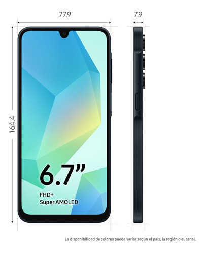 Samsung Galaxy A16 5g - 256gb, 8gb Ram, Dual Sim Azul Oscuro