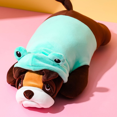 Miniso Peluche De Perro Shar Pei Acostado De Felpa