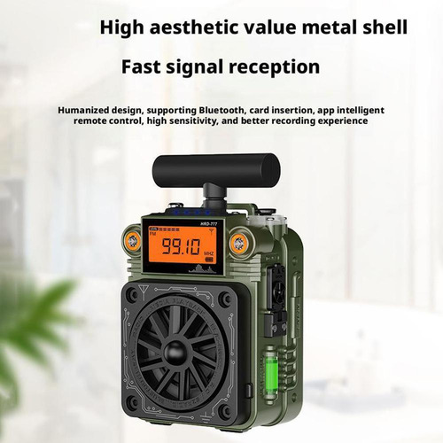 Para Radio Bluetooth Multifuncional Hrd, Radio Fm Portátil