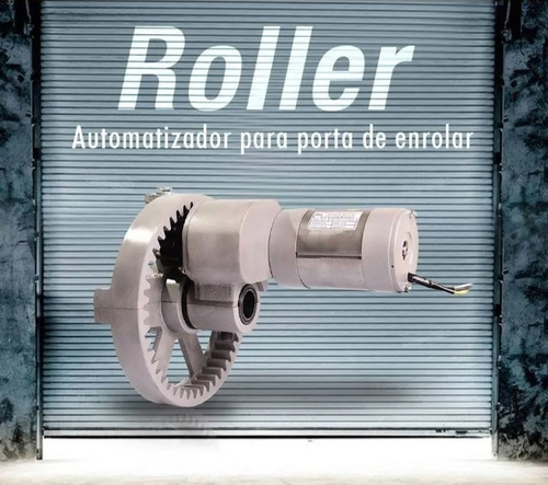 Imagem 4 de 4 de Kit Automatizador Motor Porta De Enrolar Automática 16 Mts²