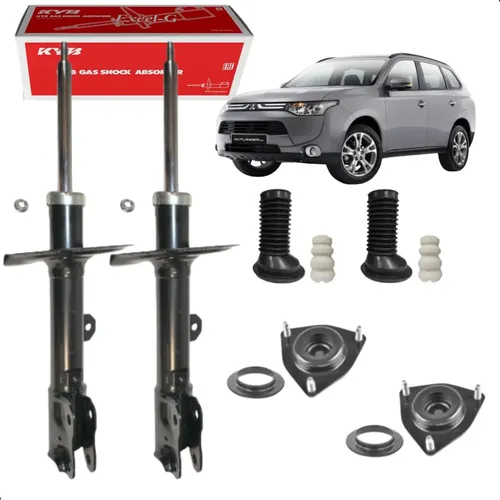 Amortecedor Dianteiro Kyb+kit Coxim Outlander 14/22 Amortecedor ...