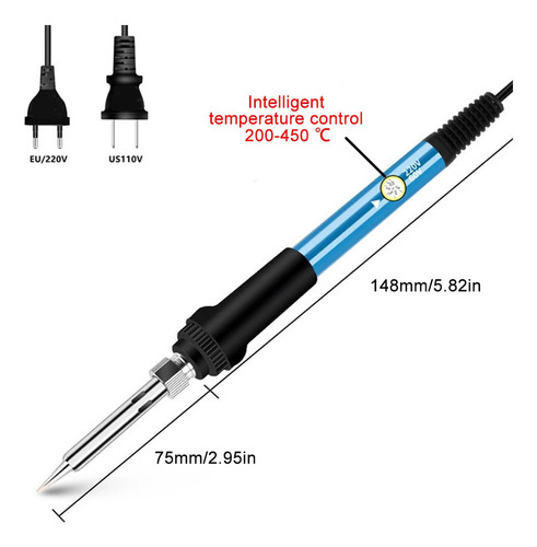 A Kit Completo De Ferramentas De Solda Eletrônica