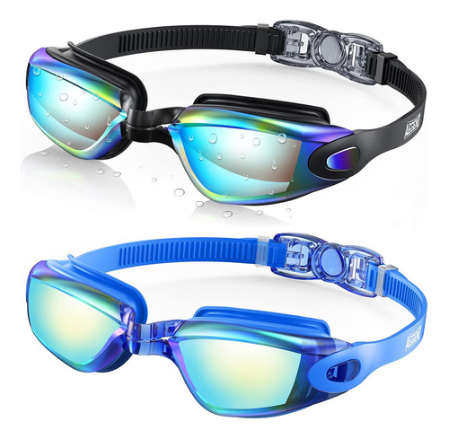 Gafas De Natacion Aegend, Paquete De 2, Que No Gotean Ni ...