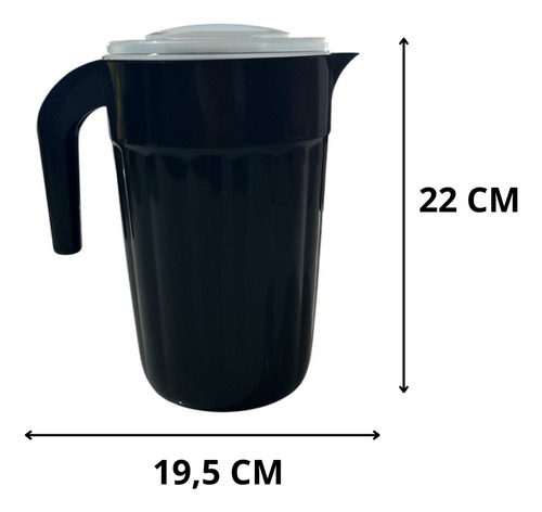 Jarra 2 Litros Plástica Para Servir Água Suco Bpa Free