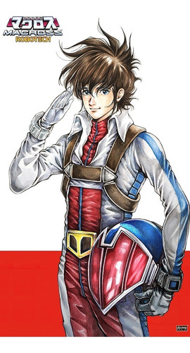 Poster De Rick Hunter Del Anime Robotech