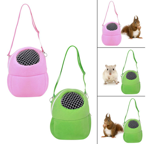 2x Bolsa De Transporte Para Hámster De Viaje Para Mascotas,