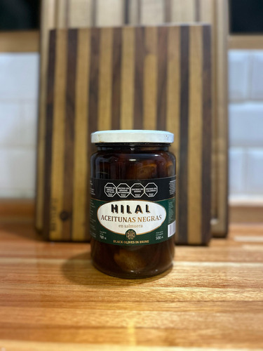 Aceitunas Negras En Salmuera - Hilal (la Rioja) X500gr