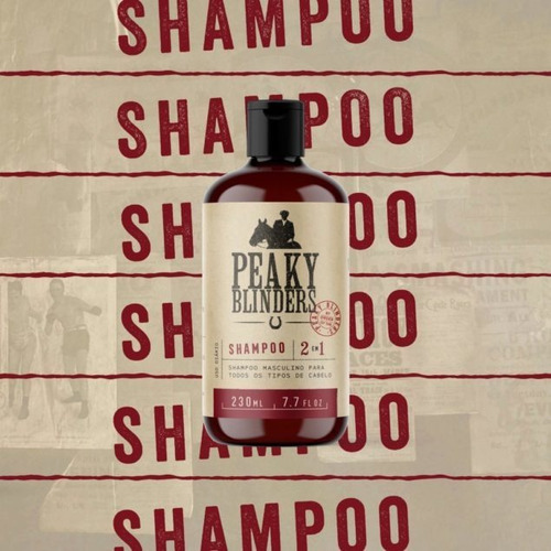 Shampoo Para Cabelo 2 Em 1 Peaky Blinders 230ml Don Alcides
