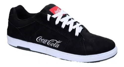 Tenis Masculino Coca Cola Bordado Skatista Sapatenis Surf