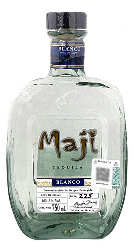 Tequila Artesanal Mají Blanco 750 Ml