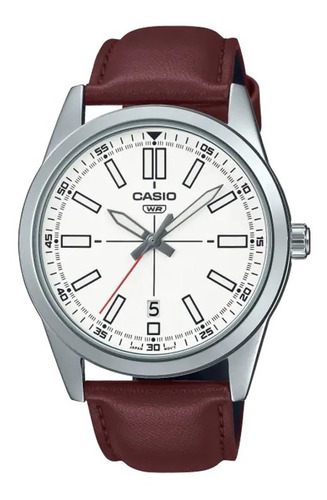 Reloj Casio Mtpvd02 1e Hombre Correa Negra Con Fechador 