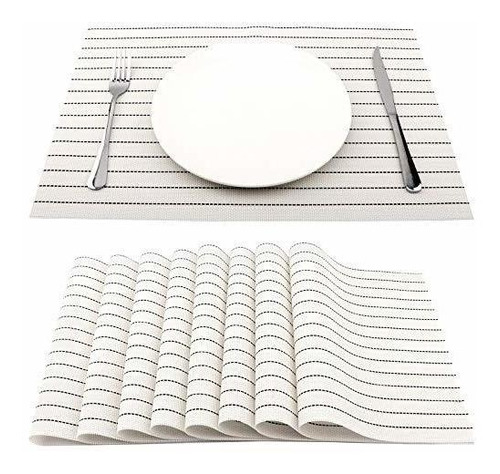 Sueh Design Manteles Individuales Para Mesa De Comedor, 18 X