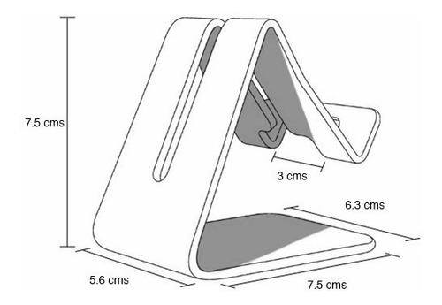Soporte Atril Metalico Para Celular / Tablet - Factura A/b