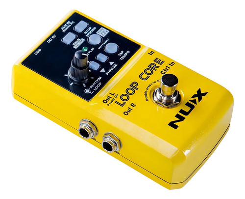 Pedal de efecto NUX Loop Core amarillo