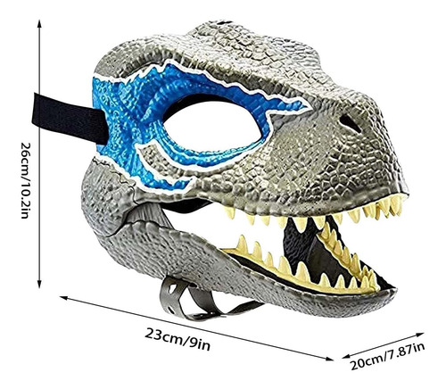 Máscara De Dinosaurio Aterrador Para Niños, Fiesta De Hallow