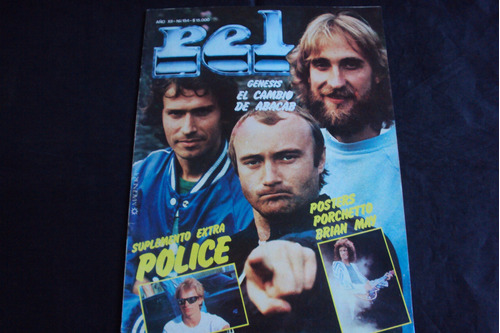 Revista Pelo # 154 - Tapa Genesis (1981) C/poster