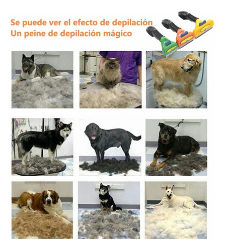 Cepillo Deslanador Pelo Perro O Gato Mascota Chico Grande Pelo Corto Para Perros / M
