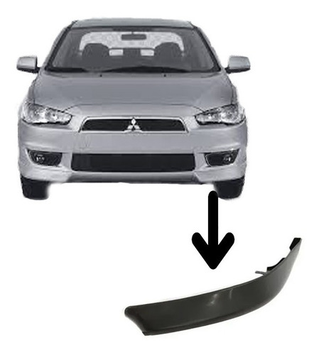 Aleron Mitsubishi Lancer 2008-2011 Del Der