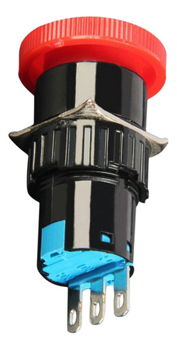 16mm Enclavamiento Interruptor De Botón De Parada De
