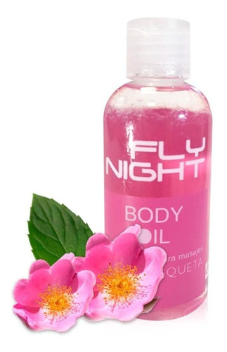Aceite P/ Masajes Fly Night Body Oil - Rosa Mosqueta - Fun*