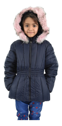 Campera Tapado Inflable Niña Importada Impermeable Chz 196