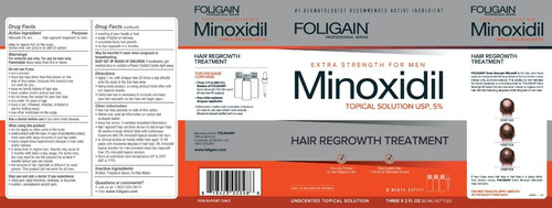 Imagen 2 de 3 de Men's Foligain 5% Formula Original 3 Meses