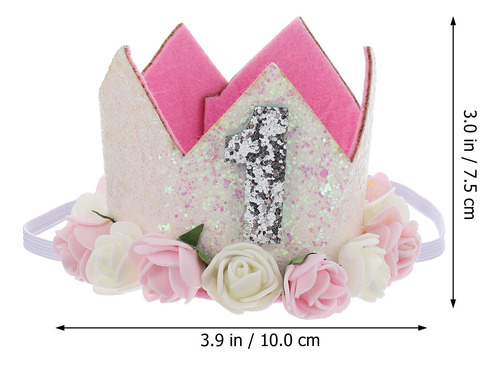 Diadema Baby Crown Diadema Digital Tridimensional