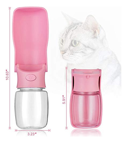 Botella De Agua Plegable Para Perros - Portátil Y A Prueba
