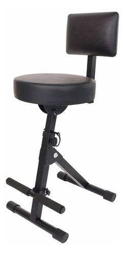 Silla De Tambor, Silla De Guitarra Con Respaldo, Cojín