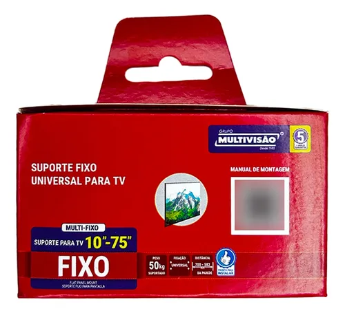 Suporte Para Televisão Samsung Fixo Universal Flat Mount