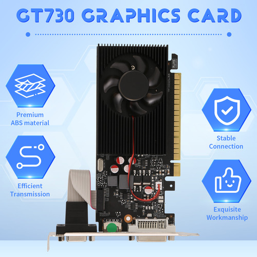 Placa Gráfica Crystally-gt730 4gb Ddr3 128bit Com -compatib