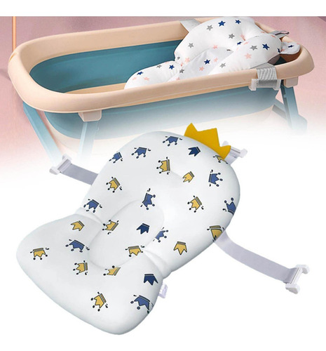 . Almohadilla For Bañera Infantil, Antideslizante, Suave