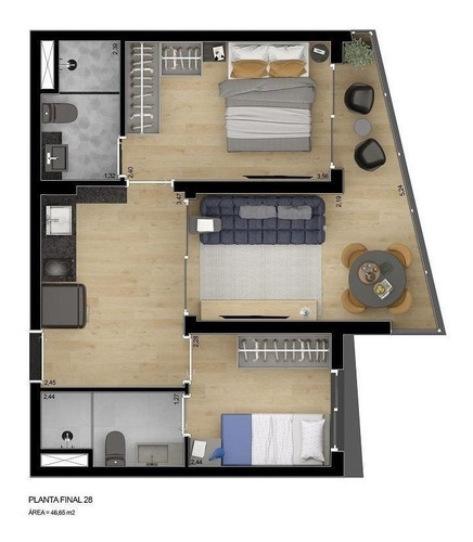 Imagem 24 de 25 de Garden Residencial Para Venda, Paraíso, São Paulo - Gd7188. - Gd7188-inc