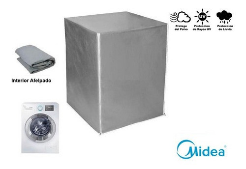 Forros Lavadora Felpa Frontal Impermeable 18-25kg Midea