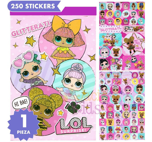 Lol Surprise Block De Stickers Artículo Fiesta - Lol0m1