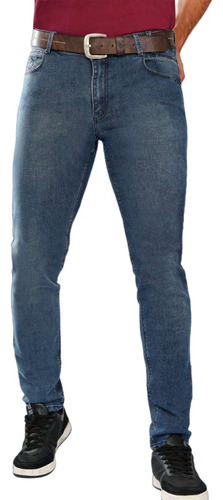Jean Para Hombre Lycrado Bota Tubo Cromo Jeans