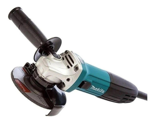 Imagen 2 de 4 de Esmeril angular Makita GA4530 turquesa 720 W 220 V + accesorio