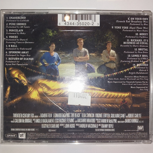The Beach Cd Soundtrack Moby Underworld New Order Blur (Usado)