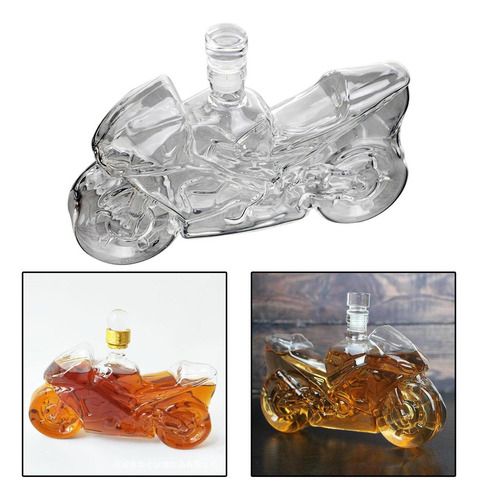 Decantadores De Licor En Forma De Motocicleta, Botella De