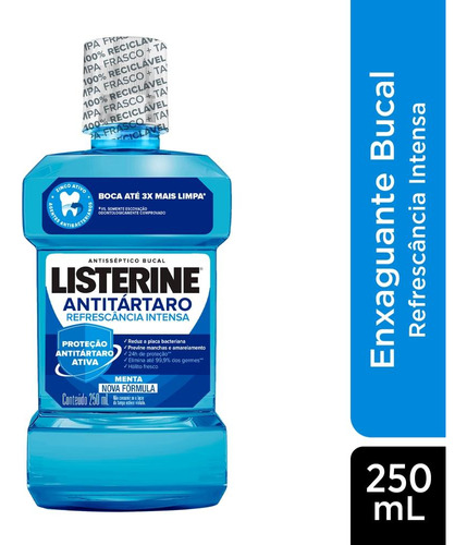 Antisséptico Bucal Listerine Tartar Control 250ml